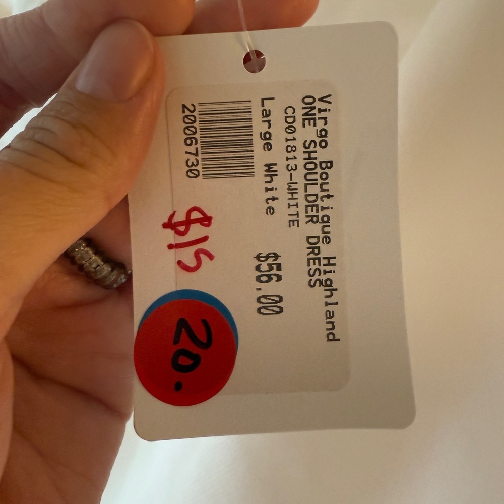 TCEC White Midi Dress